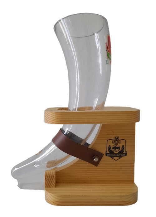 Limited Edition Castle Rhino Horn Glass