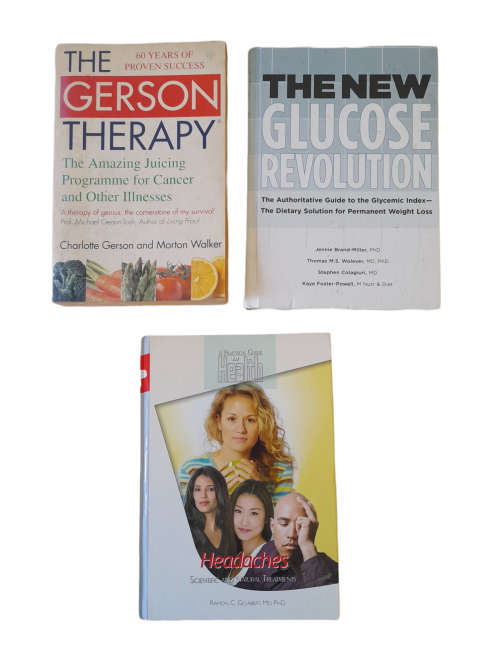Various Health Books x 13