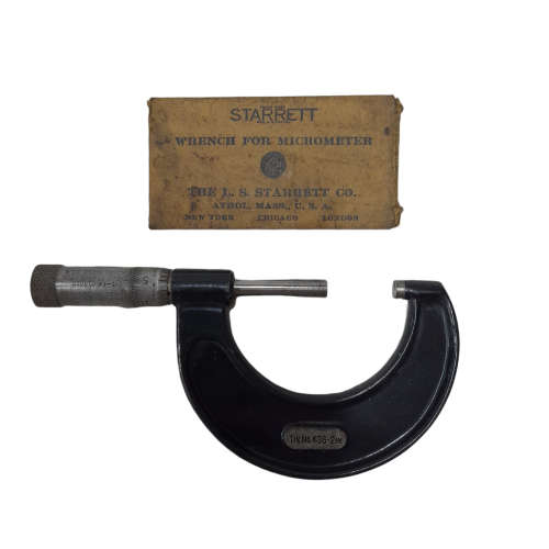 Vintage Starrett (No.436 1in. - 2in.) Micrometer Caliper