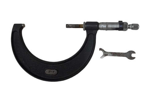 Vintage Moore and Wright 3`- 4` Micrometer