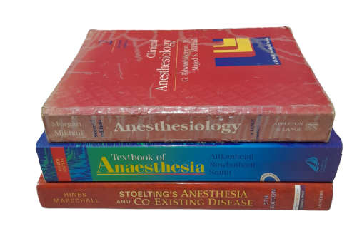 Anesthesia Books x 3