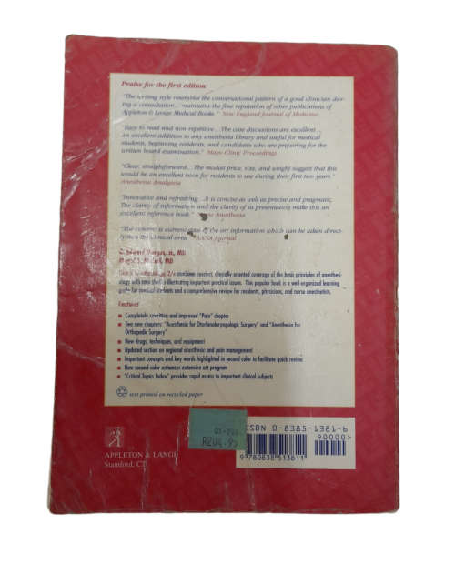 Anesthesia Books x 3