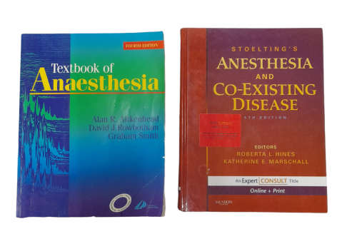 Anesthesia Books x 3