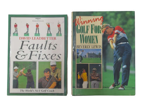 Golf Books x 5