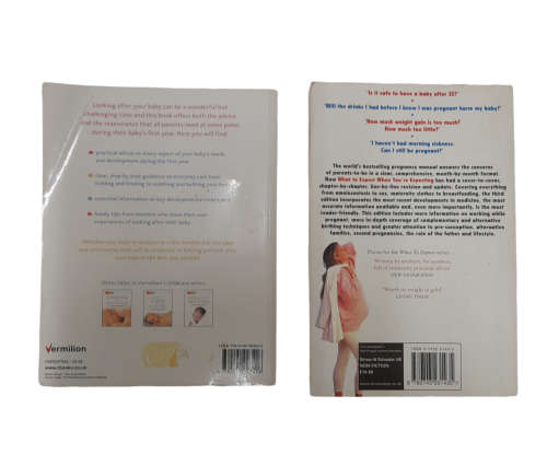 Pregancy and baby parenting books x 7