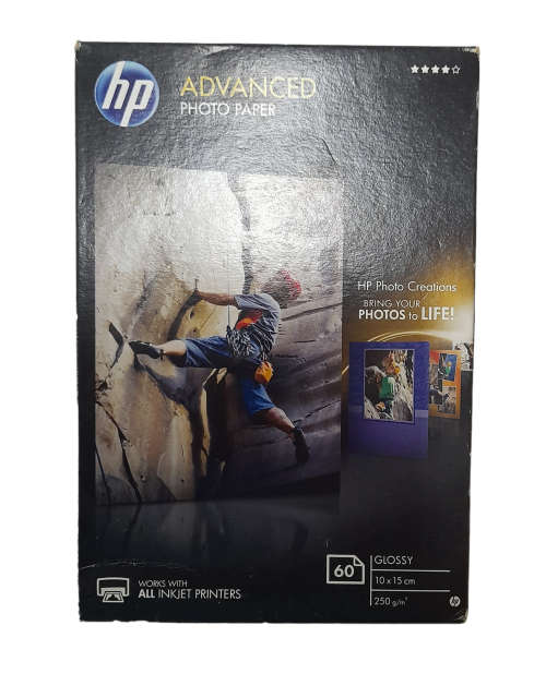 HP Advanced Glossy Photo Paper, 60 Sheet x 2