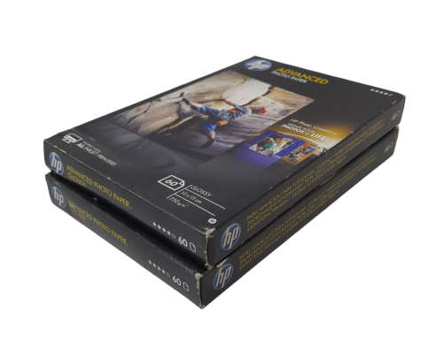 HP Advanced Glossy Photo Paper, 60 Sheet x 2