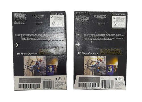 HP Advanced Glossy Photo Paper, 60 Sheet x 2