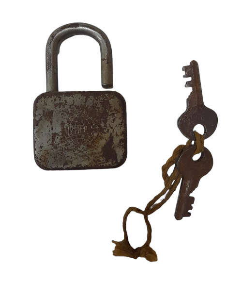 Vintage Optimus Lock, 2 Keys