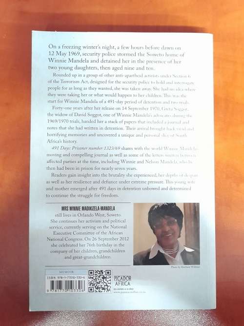 491 Days, Prisoner Number 1323/69 by Winnie Madikizela-Mandela