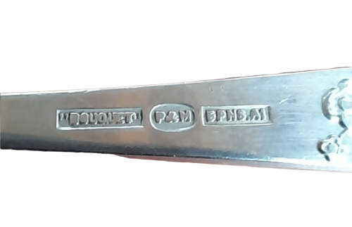 PandM `Bouquet` EPNS.A1 Reg. Design Cake Lifter