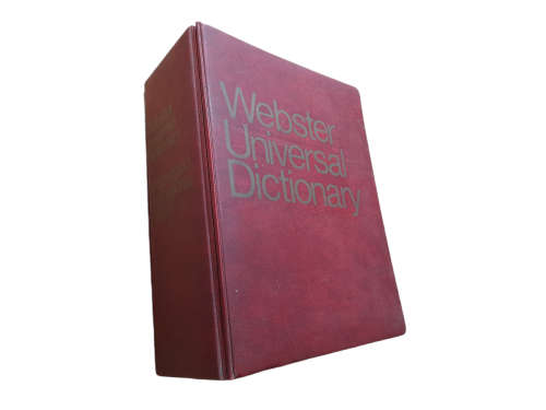 Webster Universal Dictionary 1968 and The Consolidated Webster Encyclopedic Dictionary 1962 book