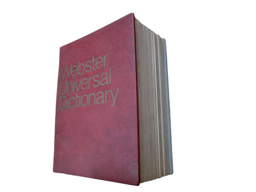 Webster Universal Dictionary 1968 and The Consolidated Webster Encyclopedic Dictionary 1962 book