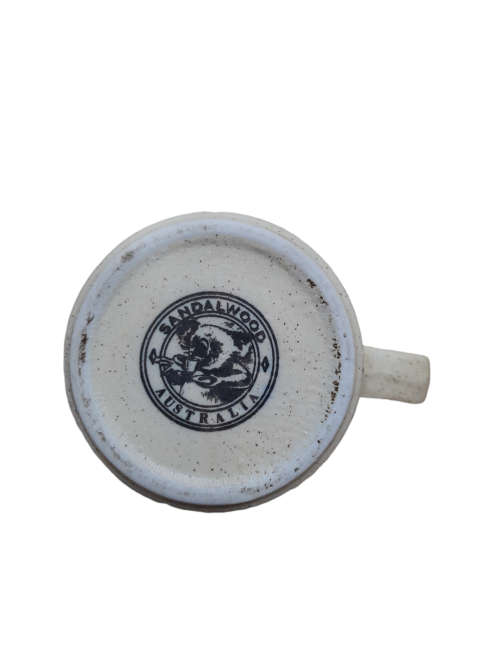 Sandalwood Australia Pottery Mug - Indication Pole 