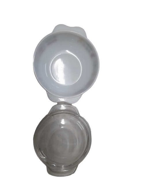 JAJ Pyrex `Harvest` Casserole Dish with Glass Lid  