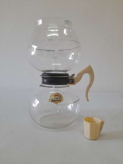 Antique Cory Glass Stovetop Double Bubble Vacuum Coffee Pot  