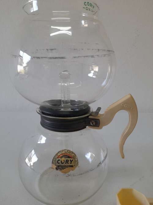 Antique Cory Glass Stovetop Double Bubble Vacuum Coffee Pot  