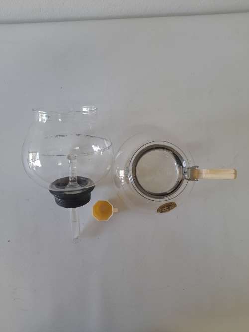 Antique Cory Glass Stovetop Double Bubble Vacuum Coffee Pot  