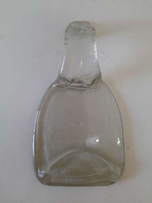 Melted Glass Bottle Spoon Rest  