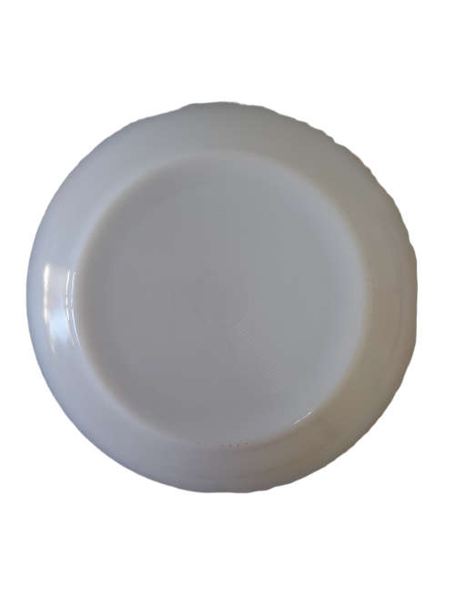 Vintage Indopal White Milk Glass Casserole Dish Bowl  