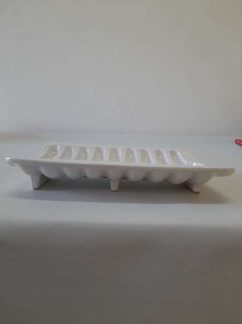 Vintage Ceramic Asparagus Plate - Oven Suitable Vegetable Plate  