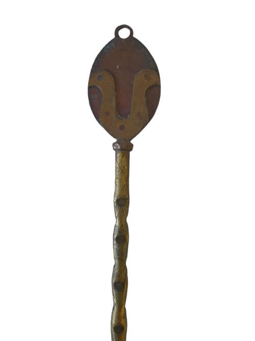 Vintage Brass Fire Toasting Fork  