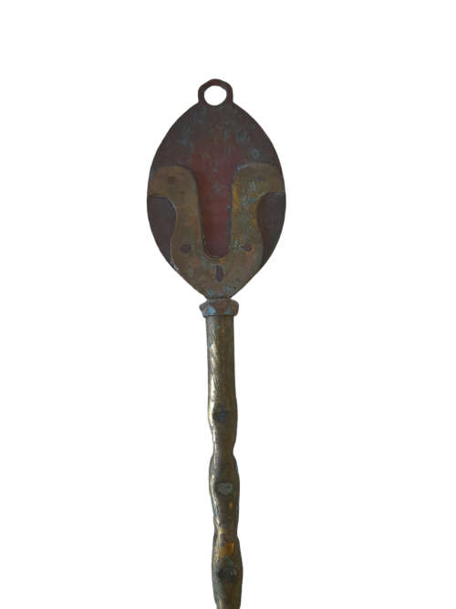 Vintage Brass Fire Toasting Fork  