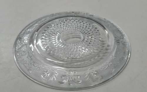 Vintage Pressed Glass Dinner Plate