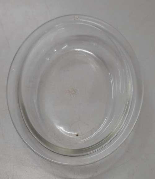 Vintage JAJ Pyrex Glass Small Oval Pie Dish Oven bake Cookware