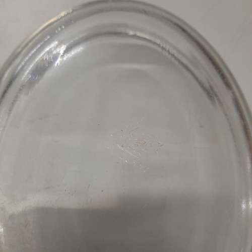 Vintage JAJ Pyrex Glass Small Oval Pie Dish Oven bake Cookware