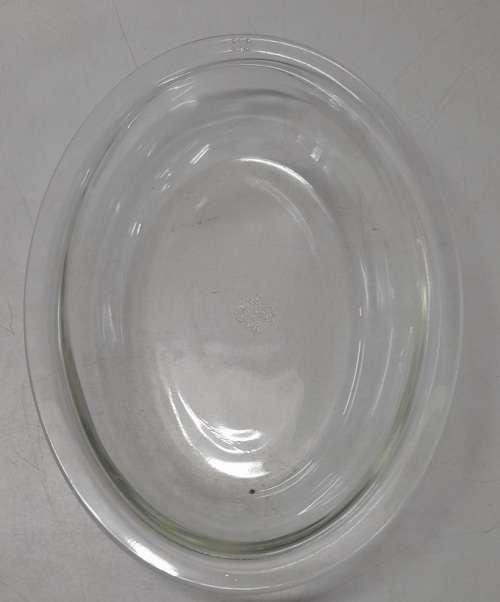 Vintage JAJ 291 Pyrex Glass Oval Pie Dish