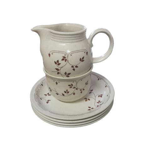 Vintage Churchill England  Stoneware Tea Set