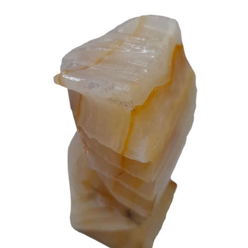 Vintage Hand Carved Stone Owl Figurine