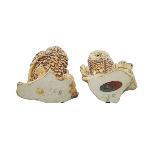 Le Ron Stonelite Figurines - Owls x 2