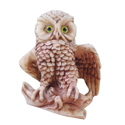 Le Ron Stonelite Figurines - Owls x 2