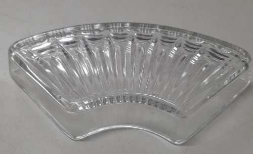 Vintage  Kromex Replacements Pieces Quarter  Lazy Susan Glass Serving  Dish