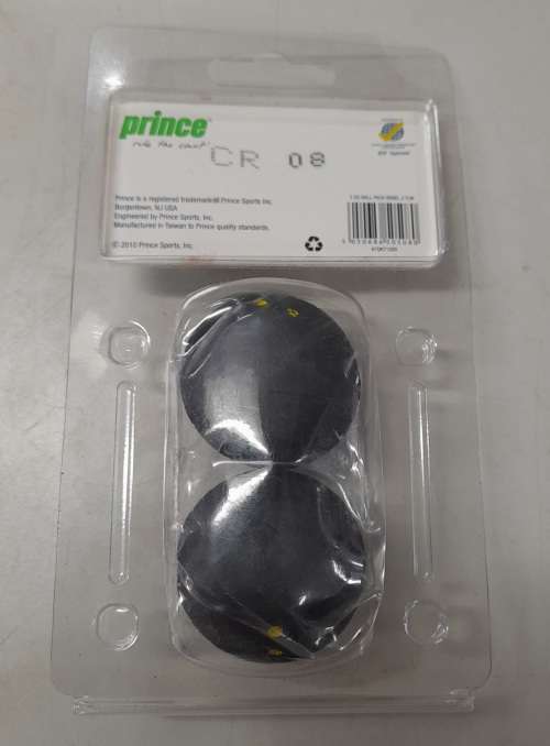 Prince Rebel Squash Ball x 2 - Double Yellow Dot
