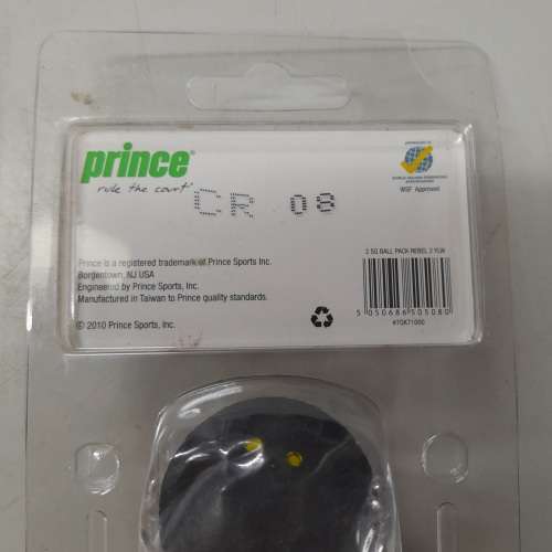 Prince Rebel Squash Ball x 2 - Double Yellow Dot