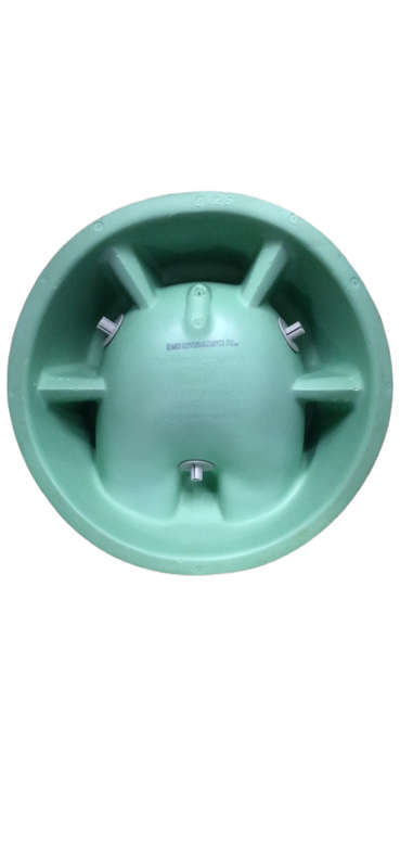 Bumbo Baby Seat - Green (harness missing)