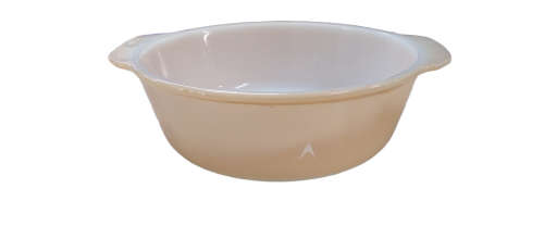 Vintage Fire-King 2 Qt. Casserole Dish Peach Lustre