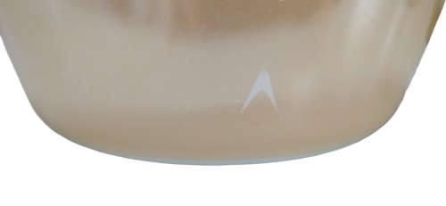 Vintage Fire-King 2 Qt. Casserole Dish Peach Lustre