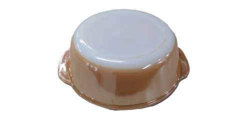 Vintage Fire-King 2 Qt. Casserole Dish Peach Lustre