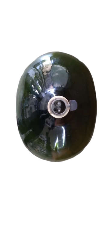 Antique Demijohn Large Bottle, Green