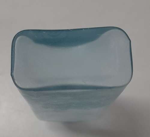 Antique Glass Medicine Bottle Light Green Aqua Blue