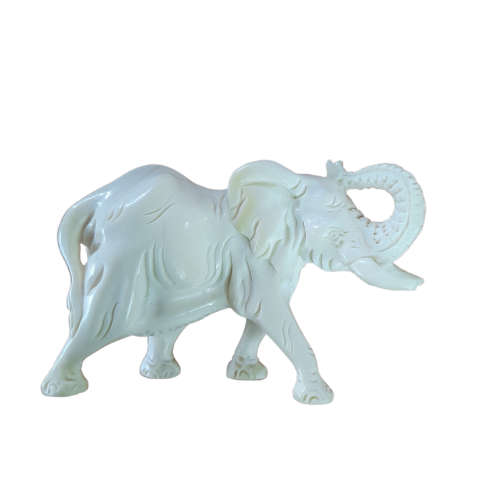 Handcarved Frans Khoza no.225 White Elephant