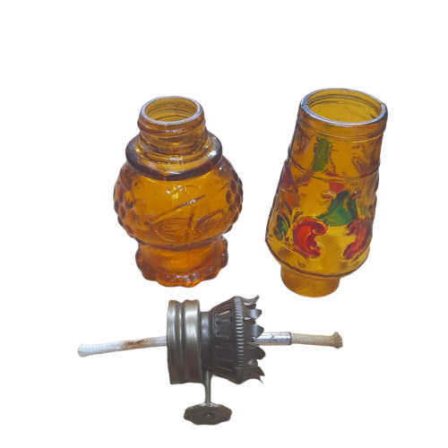 Vintage Miniature Oil Lamp