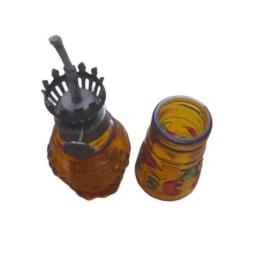 Vintage Miniature Oil Lamp