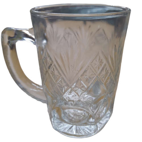 KIG Indonesia Patterned Glass Mug