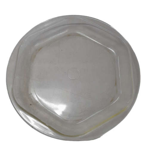 Vintage Pyrex Clear Glass Hexagonal Pie Plate #1203