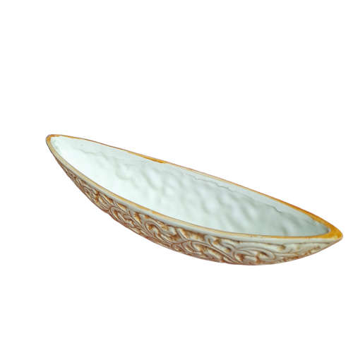 Vintage Ceramic Gondola Shaped Bowl / Planter